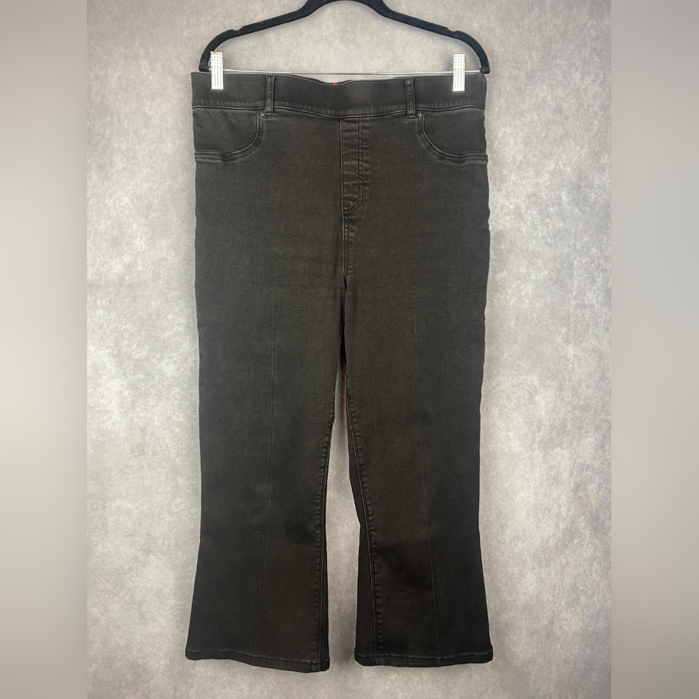 Spanx Kick Flare Jeans Women’s Dize‎ XL In Black
